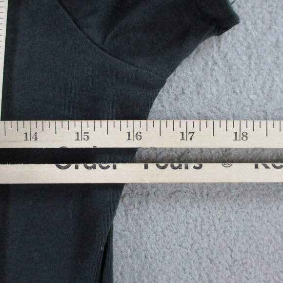 SKIMS Cotton Jersey T Shirt Womens Large Soot Black Short Sleeve Casual Crewneck - Picture 6 of 8